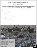 Sublette Mule Deer Report. Photo by Western Ecosystems Technology, Inc .