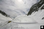 Sylvan Pass snow clearing. Photo by Jim Peaco, NPS.