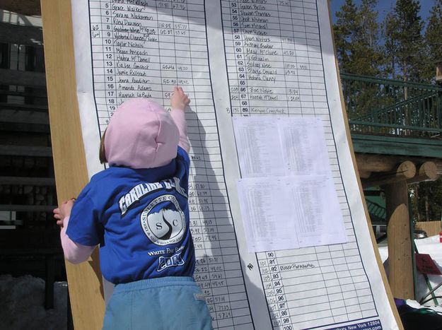 Checking Names. Photo by Bob Rule, KPIN 101.1 FM Radio.