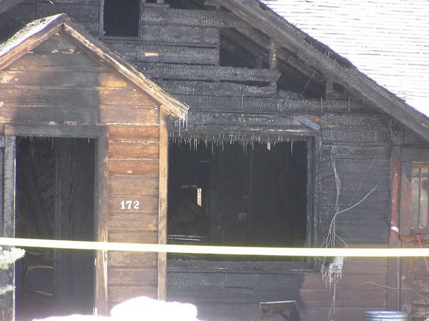 Day after the fire. Photo by Bob Rule, KPIN 101.1 FM Radio.