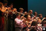 Future Horn Players. Photo by Pam McCulloch, Pinedale Online.