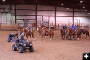 Team Roping with Sparky III. Photo by Carie Whitman.