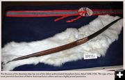 Sheephorn Bow. Photo by Museum of the Mountain Man.