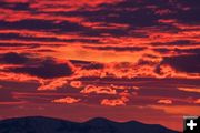 Sunset over Triple Peak. Photo by Dave Bell.