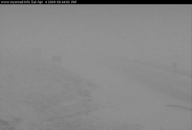 I-80 at Walcott Jct. Photo by Wyoming Department of Transportation.