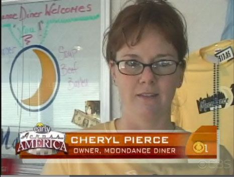 Cheryl Pierce. Photo by CBS Early Across America.