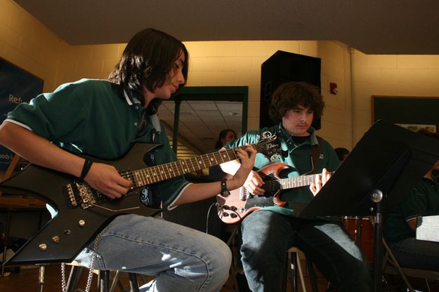 Guitars. Photo by Pam McCulloch, Pinedale Online.