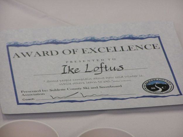 Award of Excellence. Photo by Bob Rule, KPIN 101.1 FM.