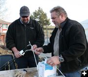 CenturyTel Repair Techs. Photo by Dawn Ballou, Pinedale Online.