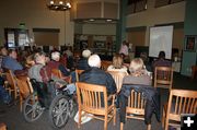 Cat Urbigkit talk. Photo by Dawn Ballou, Pinedale Online.