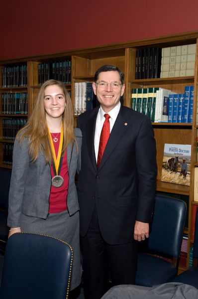 Anna Shafer-John Barrasso. Photo by Senator Barrasso's Office Courtesy Photo.