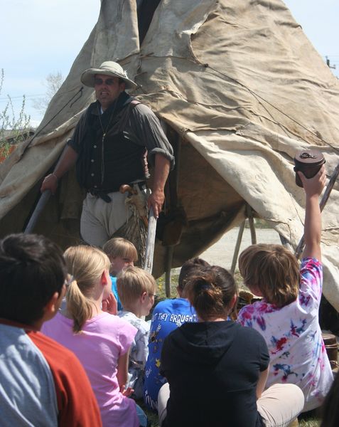 Buffalo Hide Tipi. Photo by Pinedale Online.