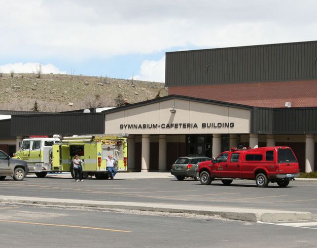 Wrangler Gym. Photo by Dawn Ballou, Pinedale Online.