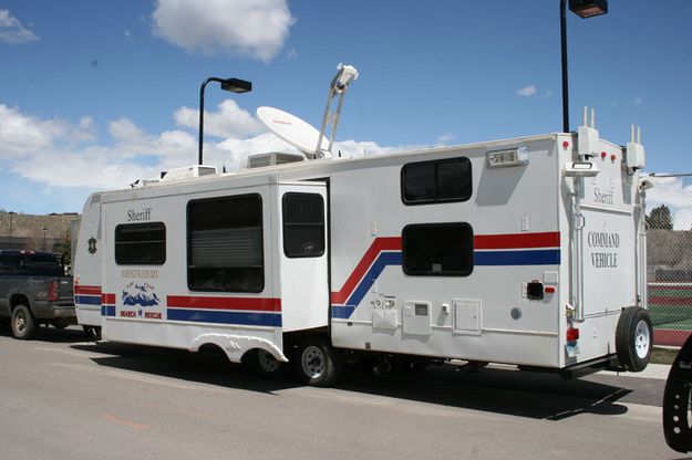 Command Center. Photo by Dawn Ballou, Pinedale Online.