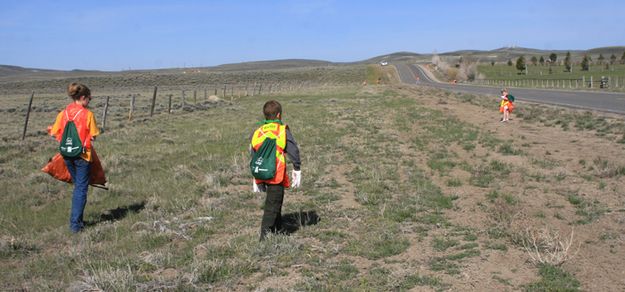 Road Crew. Photo by Pam McCulloch, Pinedale Online.