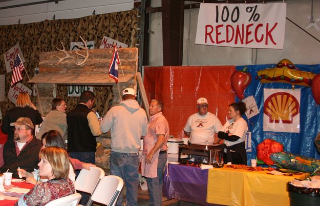 Tasting Booths. Photo by Dawn Ballou, Pinedale Online.