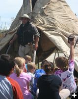 Buffalo Hide Tipi. Photo by Pinedale Online.