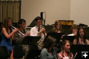 7th & 8th Grade Band. Photo by Pam McCulloch, Pinedale Online.