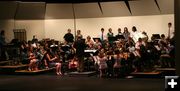 6th, 7th & 8th Grade Bands. Photo by Pam McCulloch, Pinedale Online.