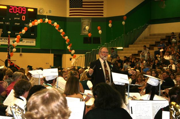 Pinedale High School Band. Photo by Pam McCulloch, Pinedale Online.