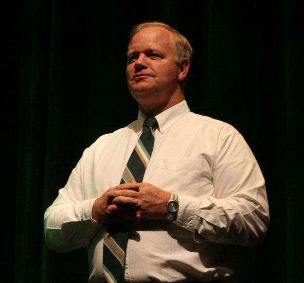 Principal Kennington. Photo by Pam McCulloch, Pinedale Online.