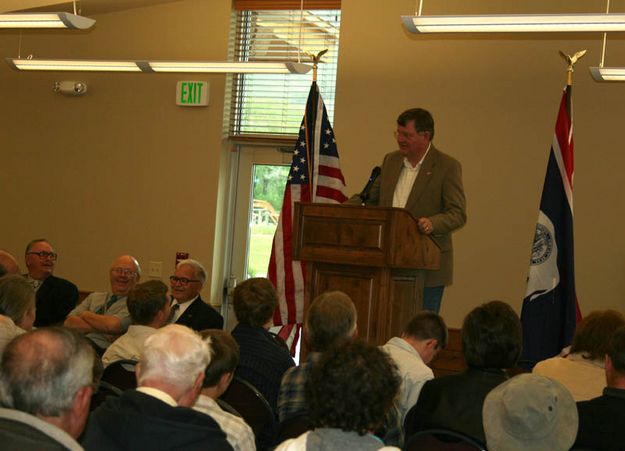 Governor Freudenthal. Photo by Dawn Ballou, Pinedale Online.