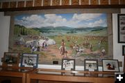 Ranching Mural. Photo by Dawn Ballou, Pinedale Online.