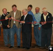 Ribbon Cutting Ceremony. Photo by Dawn Ballou, Pinedale Online.