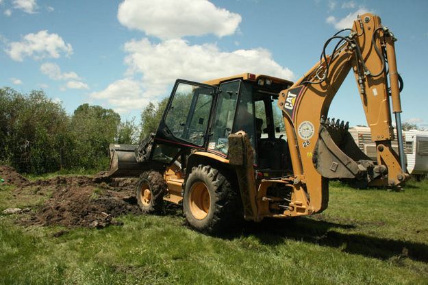 Backhoe. Photo by Pinedale Online.