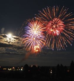 Fireworks on the Fourth. Photo by Derek Farr, Sublette Examiner.