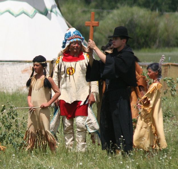 Father DeSmet. Photo by Clint Gilchrist, Pinedale Online.