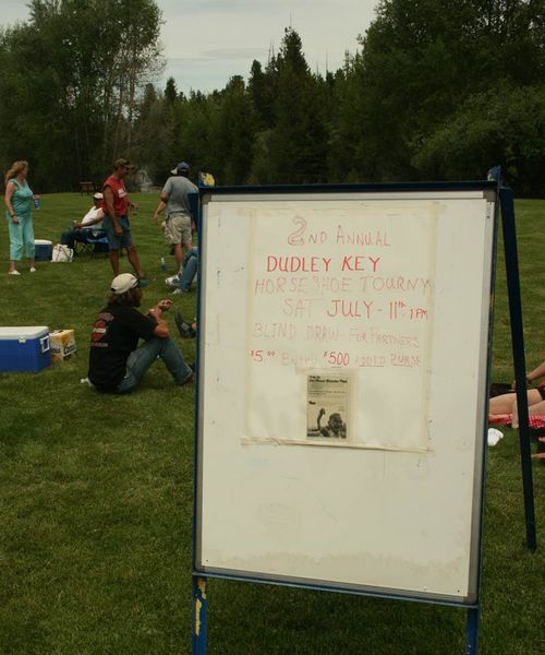 Horseshoe Tourney. Photo by Dawn Ballou, Pinedale Online.