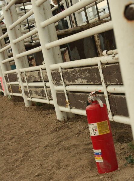 Fire Extinguishers. Photo by Dawn Ballou, Pinedale Online.