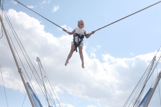 Jumping. Photo by Pam McCulloch, Pinedale Online.