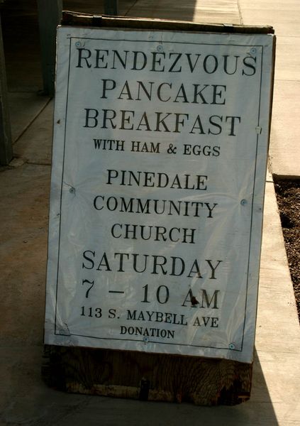 Pancake Breakfast. Photo by Dawn Ballou, Pinedale Online.