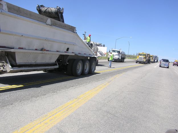 Road Work. Photo by Bob Rule, KPIN 101.1 FM Radio.