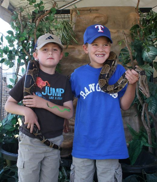 Snake Handlers. Photo by Pam McCulloch, Pinedale Online.