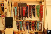 Leather Knife Sheaths. Photo by Dawn Ballou, Pinedale Online.