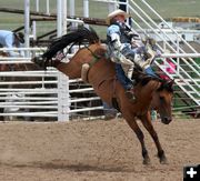 Bareback Ride. Photo by Cliint Gilchrist. Pinedale Online.