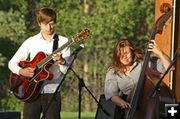 Music in the Park. Photo by Stephen Crane, Pinedale Roundup.