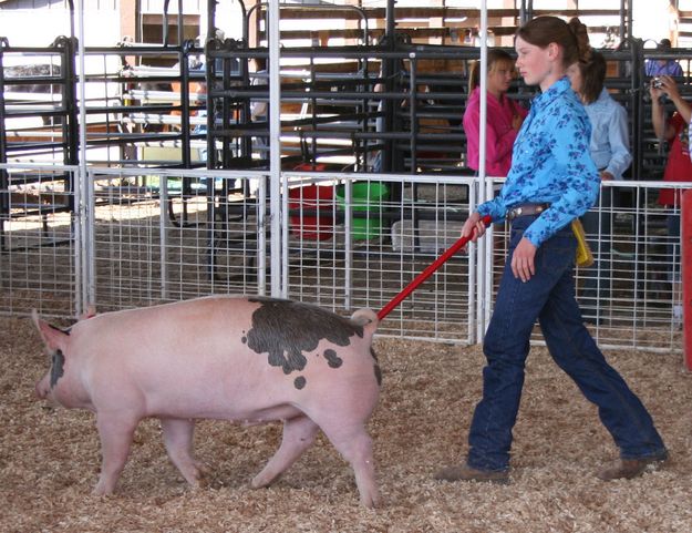 Abby Hughes. Photo by Clint Gilchrist, Pinedale Online.