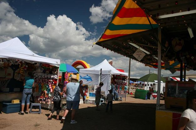 Carnival Booths. Photo by Dawn Ballou, Pinedale Online.