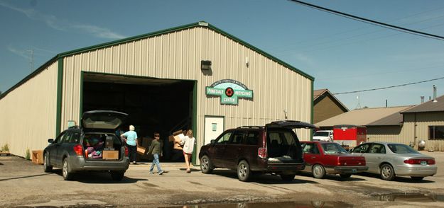 Pinedale Recycling Center. Photo by Dawn Ballou, Pinedale Online.