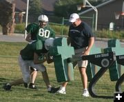 Coach Gregory. Photo by Pam McCulloch, Pinedale Online.