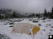 Snow Camping. Photo by Dave Bell.