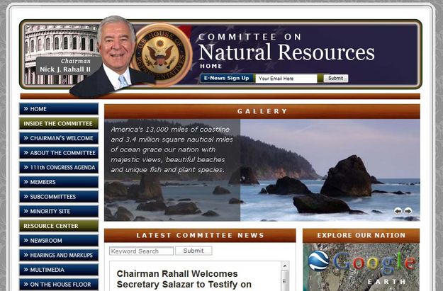 Natural Resources. Photo by Committee on Natural Resources.
