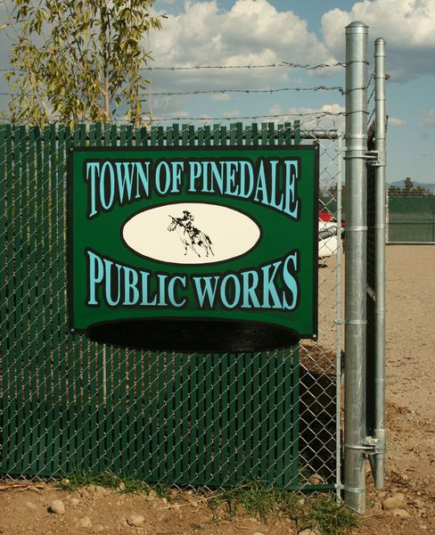 Public Works. Photo by Dawn Ballou, Pinedale Online.