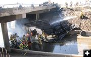 I-80 Crash-01. Photo by Ross Doman, Wyoming Department of Transportation.