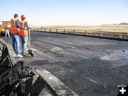 Interstate wreck. Photo by Ross Doman, Wyoming Department of Transportation.