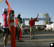 Half Marathon Start. Photo by Pam McCulloch, Pinedale Online.